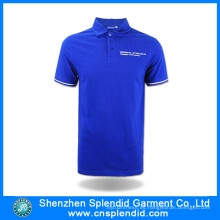 Camiseta azul marino del polo del hombre de la alta calidad al por mayor de la fábrica de Shenzhen